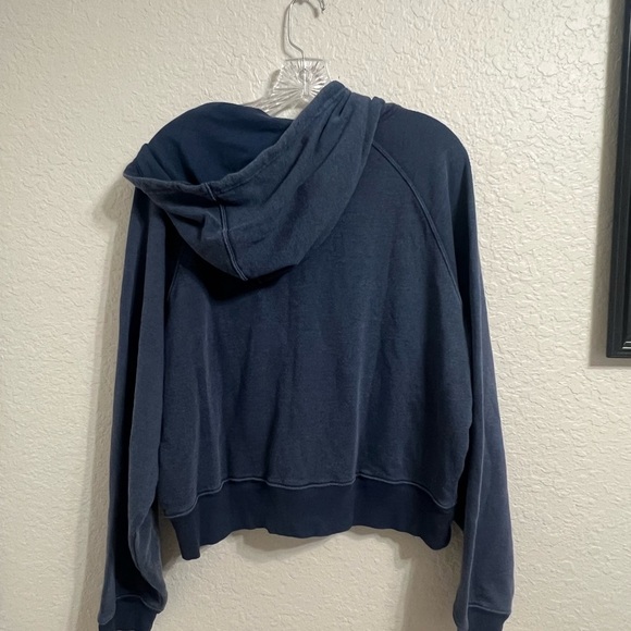 FREE PEOPLE Women's Blue Hoodie - Picture 5 of 6